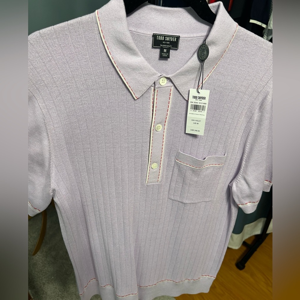 Todd Snyder Cotton Silk Polo